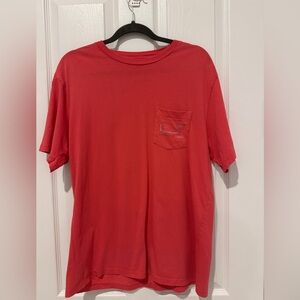 Vineyard Vines Men's Classic Red Tee